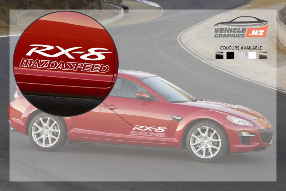 Mazda RX-8 MAZDASPEED decal