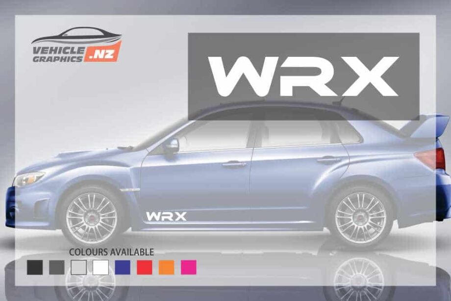 Subaru WRX Front Door Decal