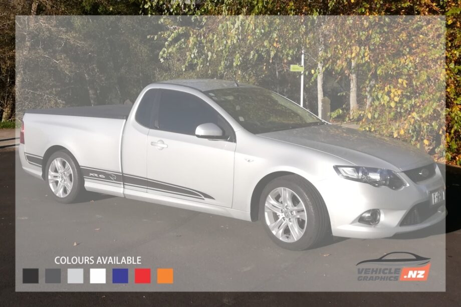 Falcon FG Ute Side Stripes Decals