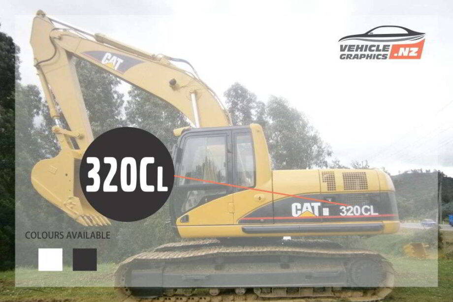 CAT Excavator 320CL Decal