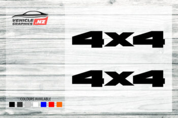 4x4 Decals For Generic Cars 35037