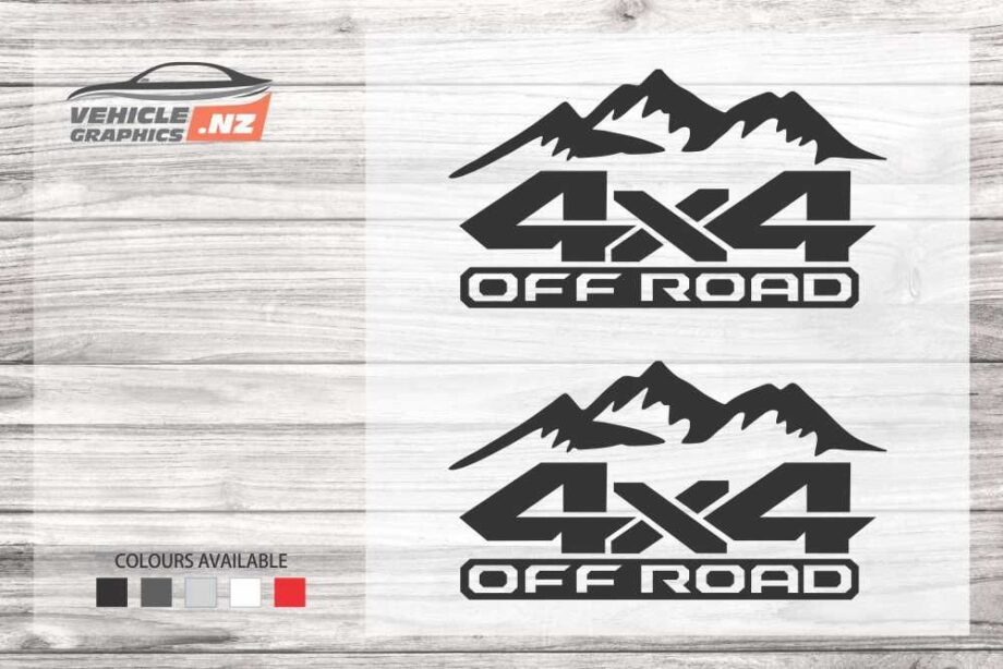 Mountain 4x4 Off Road Decals