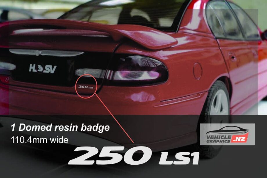 HSV 250 LS1 Boot Lid Badge