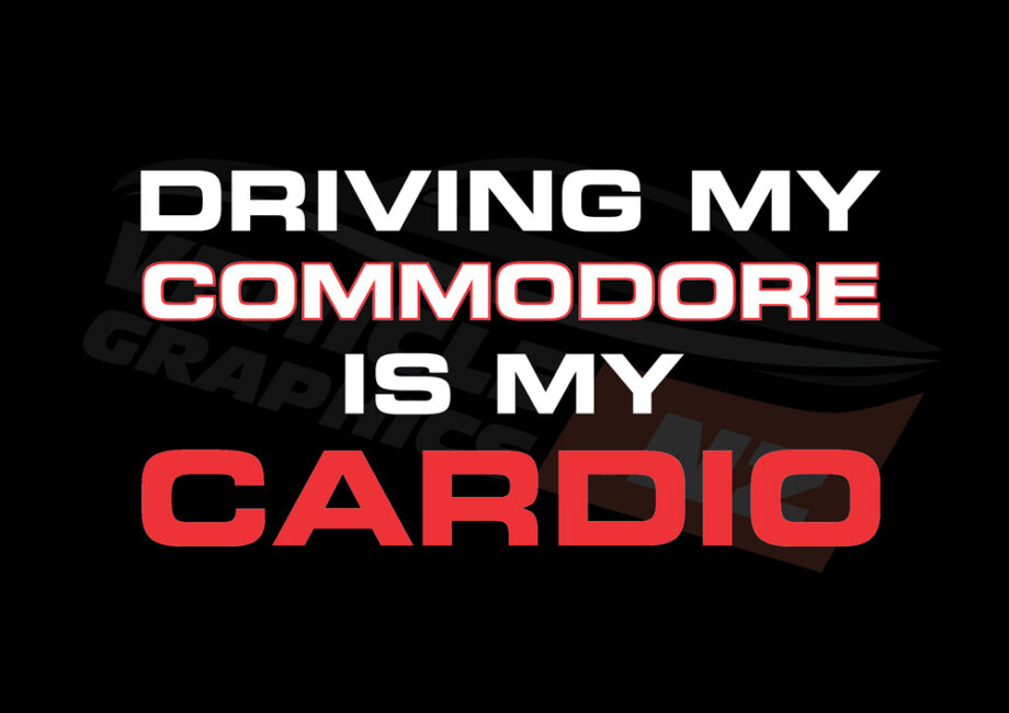 Driving Commodore Cardio T-Shirt