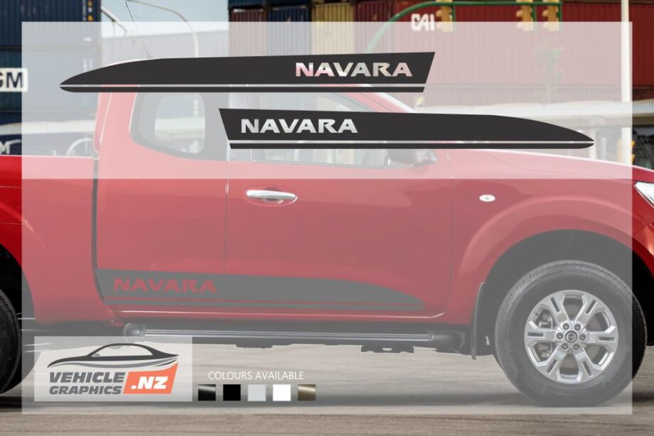 Nissan Navara Text Side Stripes