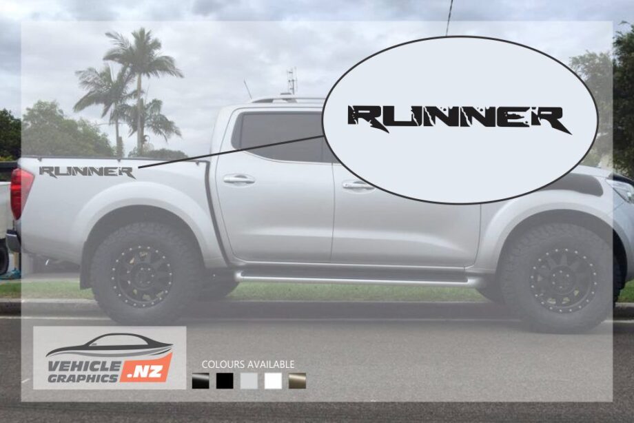 Nissan Navara Runner Side Bed Decals