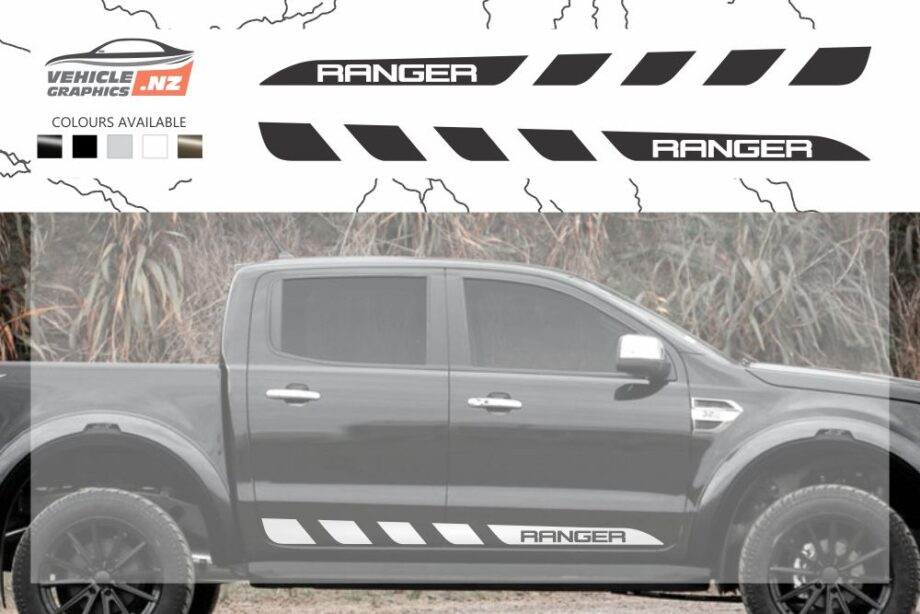 Ford Ranger Side Stripes Graphic Kit