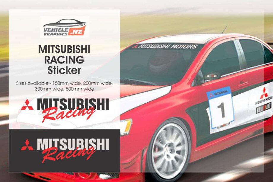 Mitsubishi Racing Decal