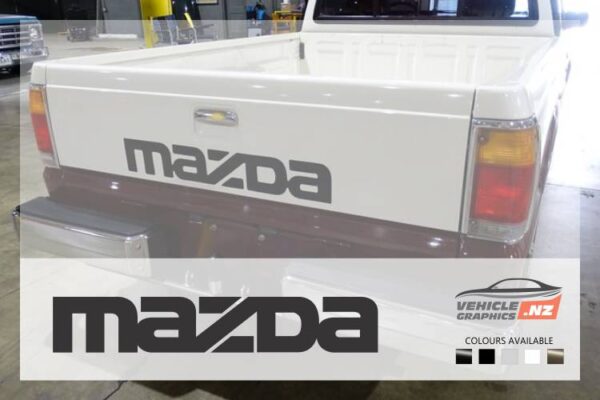 Mazda Pickup Tailgate Decal | Mazda Decals | Vehicle Graphics NZ