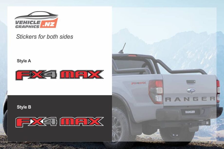 Ford FX4 MAX Decals