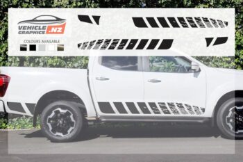 Nissan Navara Sports Side Stripes Graphic Kit