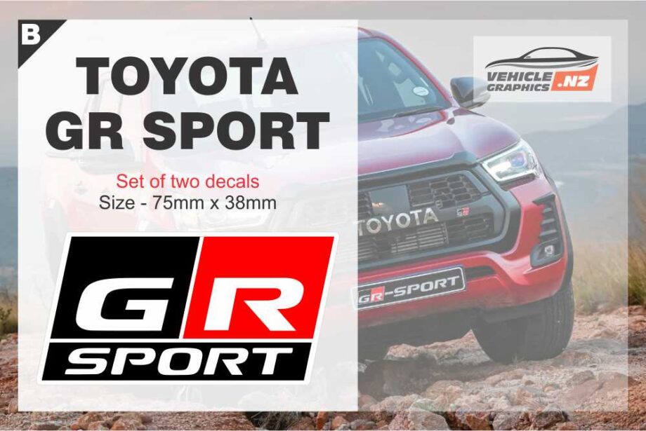 Toyota GR SPORT Decal