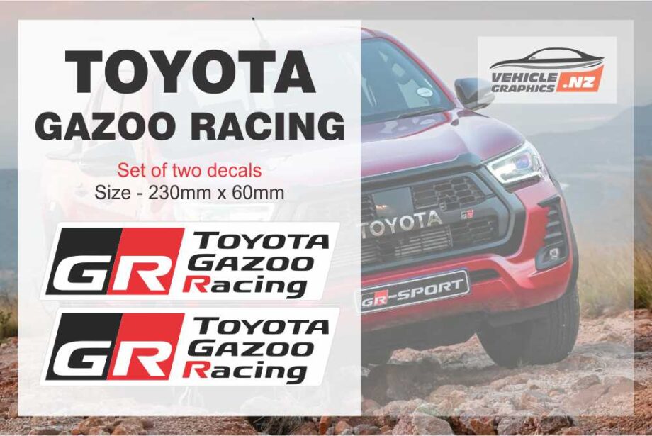 Toyota Gazoo Racing Decal