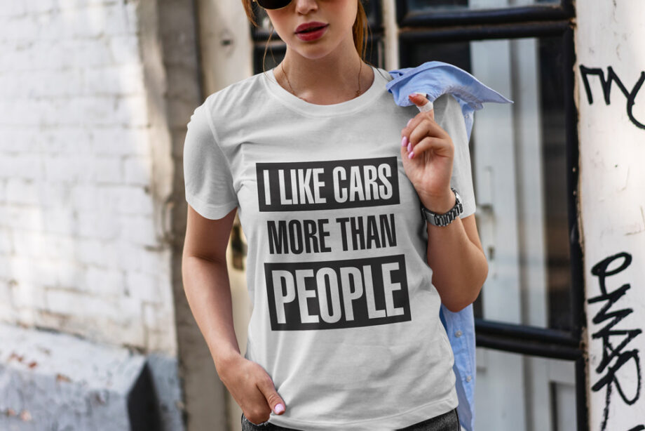 I Like Cars More Than People T-Shirt